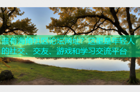 谁有海角社区论坛网址？这里是年轻人的社交、交友、游戏和学习交流平台