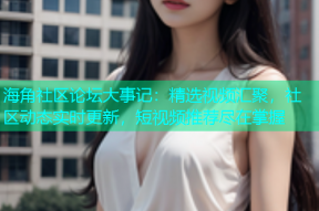 海角社区论坛大事记：精选视频汇聚，社区动态实时更新，短视频推荐尽在掌握