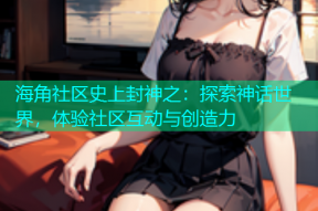 海角社区史上封神之：探索神话世界，体验社区互动与创造力