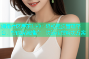海角社区房东封神：轻松租赁管理平台，智能房源推广，快速租赁解决方案