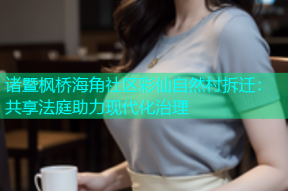诸暨枫桥海角社区彩仙自然村拆迁：共享法庭助力现代化治理