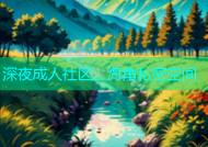 深夜成人社区，海角私密空间