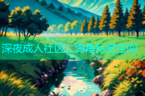 深夜成人社区，海角私密空间