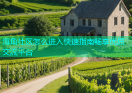 海角社区怎么进入快速指南畅享优质交流平台