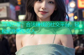 海角社区：合法赚钱的社交平台，轻松创业赚取收入