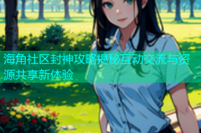 海角社区封神攻略揭秘互动交流与资源共享新体验