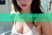 天岸海角社区app 同城交友实时互动脱单神器