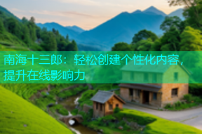 南海十三郎：轻松创建个性化内容，提升在线影响力