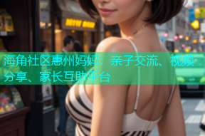 海角社区惠州妈妈：亲子交流、视频分享、家长互助平台