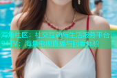 海角社区：社交互动与生活服务平台，91TV：海量电视直播与回看体验