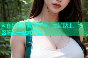 海角社区：互动分享、生活贴士、社区服务一站式平台