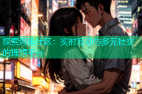 探索海角社区：实时互动与多元社交的理想平台