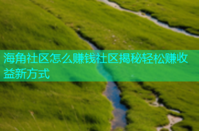 海角社区怎么赚钱社区揭秘轻松赚收益新方式