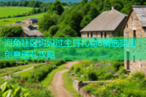 海角社区妈妈过生日礼物8精选实用创意送礼攻略
