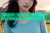 海角社区：多元交友，遇见高颜值TA，同城互动，分享生活点滴