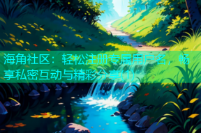 海角社区：轻松注册专属用户名，畅享私密互动与精彩分享(1)