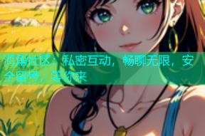 海角社区：私密互动，畅聊无限，安全留号，等你来