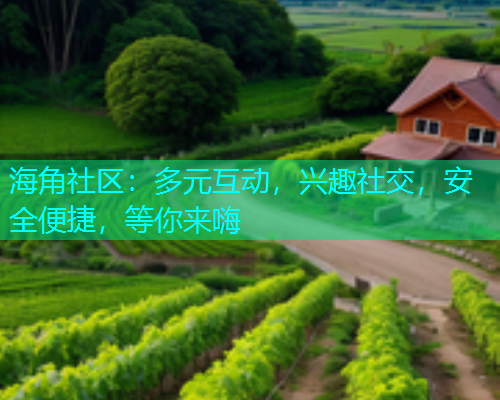 海角社区：多元互动，兴趣社交，安全便捷，等你来嗨  第1张