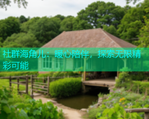 社群海角儿：暖心陪伴，探索无限精彩可能  第1张
