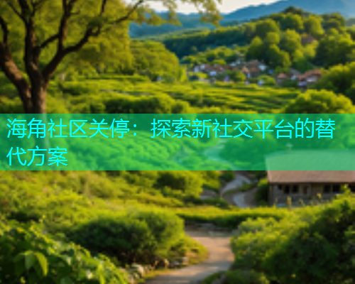 海角社区关停：探索新社交平台的替代方案  第1张