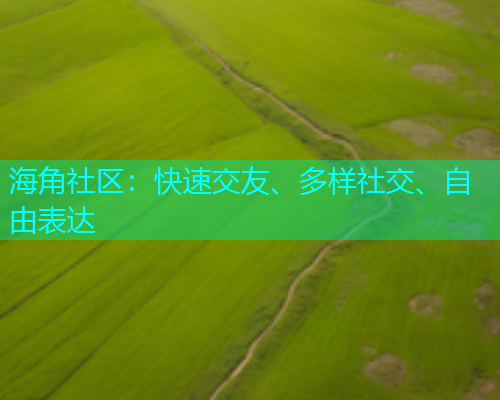 海角社区：快速交友、多样社交、自由表达  第1张