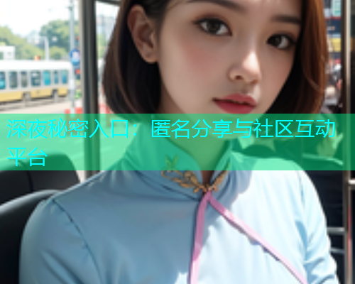 深夜秘密入口：匿名分享与社区互动平台  第1张
